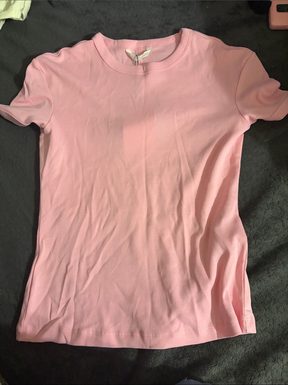 Zara Light Pink Short Sleeve Crewneck Tee